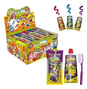 ESCOVINHA DOCE DISPLAY COM 24UN - 3 SABORES