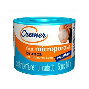 Fita Microporosa Branca 5cmX10m