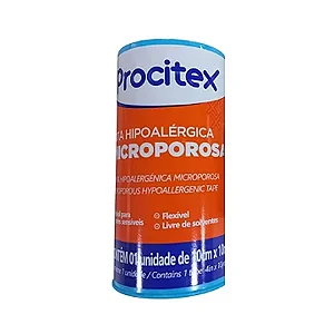 Fita Microporosa Branca 10cmX4,5m Procitex