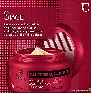 Eudora Siage cauterização dos fios Máscara