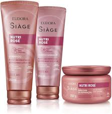 Kit Siáge Nutri Rosé - Shampoo 250ml + Condicionador 200ml + Máscara 250g