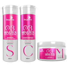 KIT CAPILAR 3 ITENS 3 MINUTOS MAGICOS BEGONIA