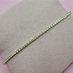 Pulseira Riviera Classic 2mm - Dourado