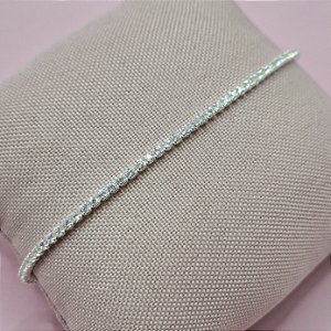 34- Pulseira Riviera Classic 2mm - Prata