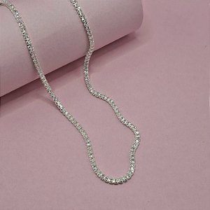 24- Chocker Riviera 3mm - Prata