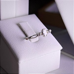 ANEL - ZIRCONIA CRISTAL - PRATA 925