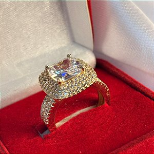 ANEL - APARADOR CRAVEJADO NO DOURADO - SEMIJOIA