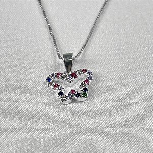 COLAR BORBOLETA COLLOR - PRATA 925