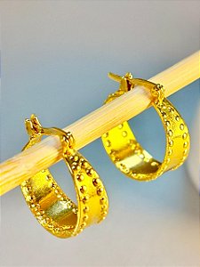 ARGOLINHAS DOURADAS - SEMIJOIA