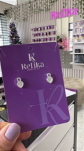 BRINCO CORAÇÃO LUZ - PRATA 925