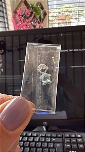 PINGENTE MENINO ZIRC AZUL CLARO - PRATA 925