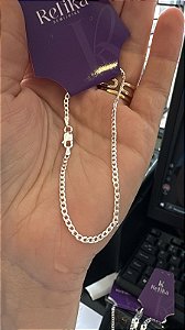 PULSEIRA MASCULINO GRUMET 0,60 - PRATA 925