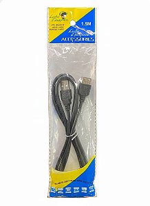 Cabo Extensor USB 2.0 Macho x Fêmea 1.5 Metros - Lucky Amazonia