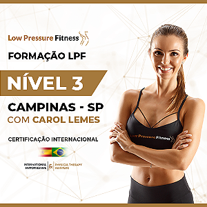 Curso Nível 3 com Formação LPF em Campinas - SP (SETEMBRO 2024)