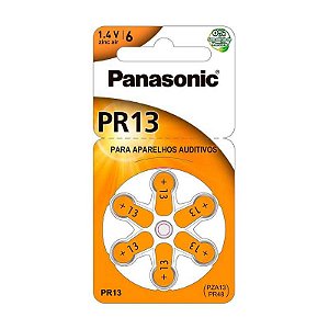 Bateria Auditiva Panasonic Pr-13 Zinco Ar Pr-13br/300 [F108]