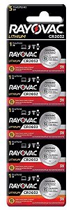 Bateria Cr2032 Rayovac Multiblister Com 05 Unidades [F108]