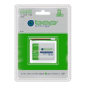 Bateria Recarregável 3.6v 600mah Aaa C/3 Celulas C/1 Bap700 [F108]