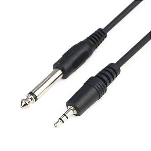 Cabo P10 Mono X P2 Estéreo 2m Niquel [F108]