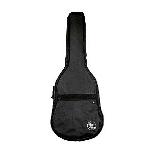 Capa P/ Violão Folk Luxo - Nylon 600 - Preto Bkr 1 [F108]