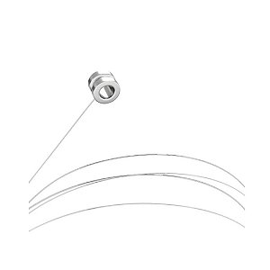 Corda Avulsa Giannini 2ª P/guitarra Aço C/bolinha Geegst9.2 [F108]