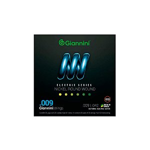 Encordoamento Giannini P/guitarra Niquel 0.009 Geegst.9 [F108]