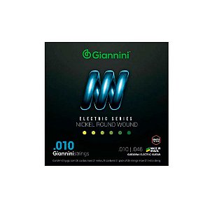 Encordoamento Giannini P/guitarra Niquel 0.010 Geegst.10 [F108]