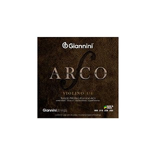 Encordoamento Giannini P/violino Aluminio Média Geavva [F108]