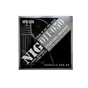 Encordoamento Violão Aço Fósforo Bronze 011"-050" Nig - Npb520 [F108]