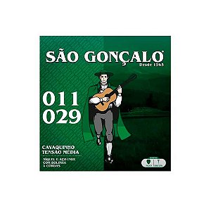 Jogo De Cordas Niquel P/cavaquinho 0.011 - 0.029 São Gonçalo [F108]