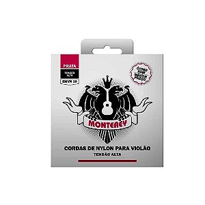 Jogo De Cordas P/violão Nylon Monterey Tensão Alta Emvn10 Prata [F108]