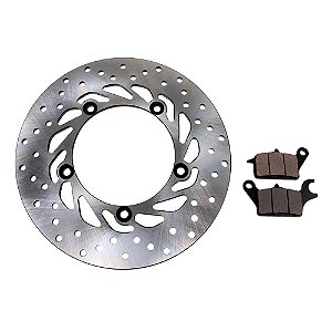 Disco C/ Pastilha De Freio Dianteiro Gp7 Ybr 125 I Factor [F016]