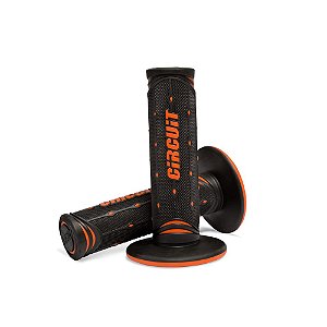 Manopla Circuit Jupiter Racing Preto/laranja [F016]