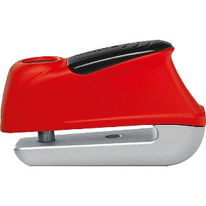 Trava De Disco C/ Alarme Abus Trigger Alarm 350 Vermelho [F016]