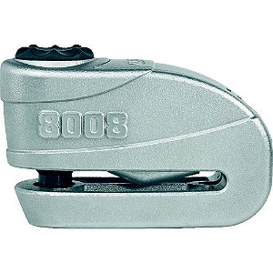 Trava De Disco C/ Alarme Abus Granit Detecto 8008 Prata [F016]