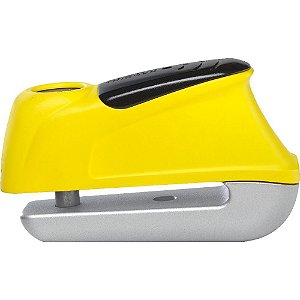 Trava De Disco C/ Alarme Abus Trigger Alarm 350 Amarelo [F016]