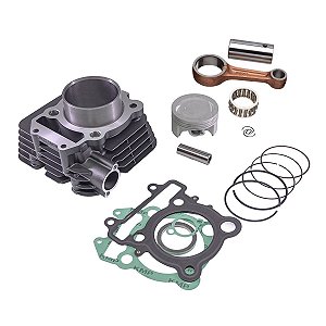 Kit Cilindro Kmp C/biela Ww3  Fazer 250 14/ Flex (preto) [F016]