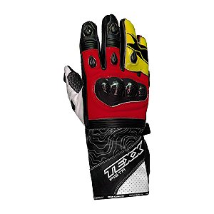 Luvas Texx Pista Verm Amarel  Xl [F016]
