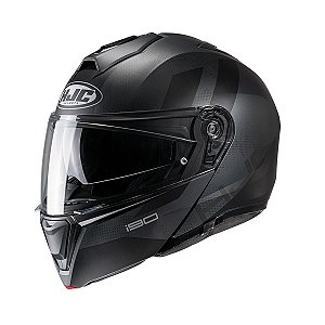Capacete Hjc I90 Syrex Preto E Cinza 58 [F016]