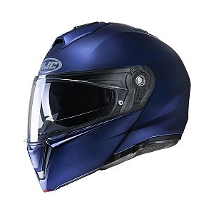 Capacete Hjc I90 Solid Azul Anodizado 58 [F016]