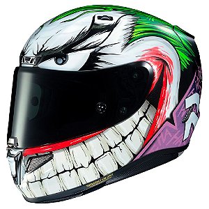 Capacete Hjc Rpha 11 Dc Joker Verde E Roxo 58 [F016]