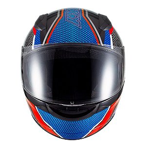 Capacete Sky Two Legends Preto Fosco Transf Vermelho 56 [F016]