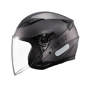 Capacete Texx Aberto Ugello Solido Chumbo 56 [F016]