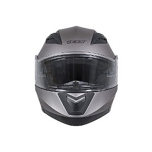 Capacete Texx Escamot Gladiator V3 Chumbo Fosco 58 [F016]