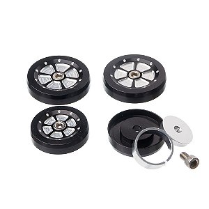 Tampa Decorativa Quadro Moto X (par) Kaw-ninj250r Preta [F016]