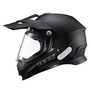 Capacete Texx Cross Carcara  Solido Pret 56 [F016]