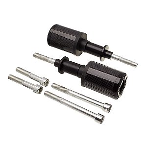 Slider Universal Bering Batente (par) Carbon Aluminio Preto [F016]