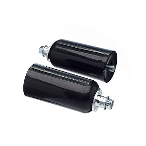 Slider Universal Bering Batente (par) Unicolor Plastic Preto [F016]