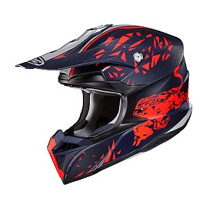 Capacete Hjc Off I50 Red Bull Preto E Vermelho 58 [F016]