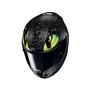 Capacete Hjc Rpha 11 Toothless Universal Mc4sf Preto 56 [F016]