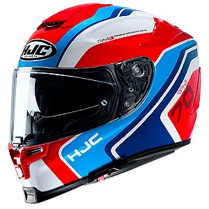 Capacete Hjc Rpha 70 Kroon Vermelho Azul E Branco 61 [F016]